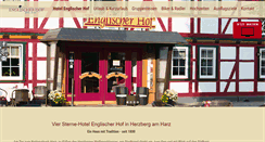 Desktop Screenshot of englischer-hof.de